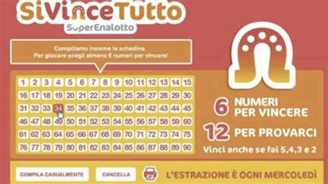 si vince tutto estrazione di oggi.